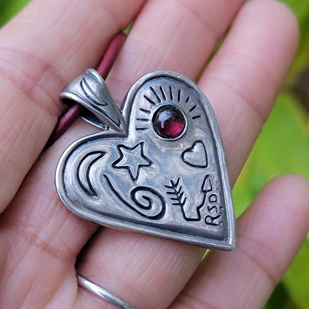 Gorgeous Vintage Designer Solid 925 Sterling Silv… - image 5